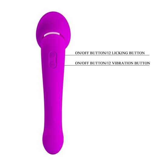 Prettylove Faust Licking Vibrator USB