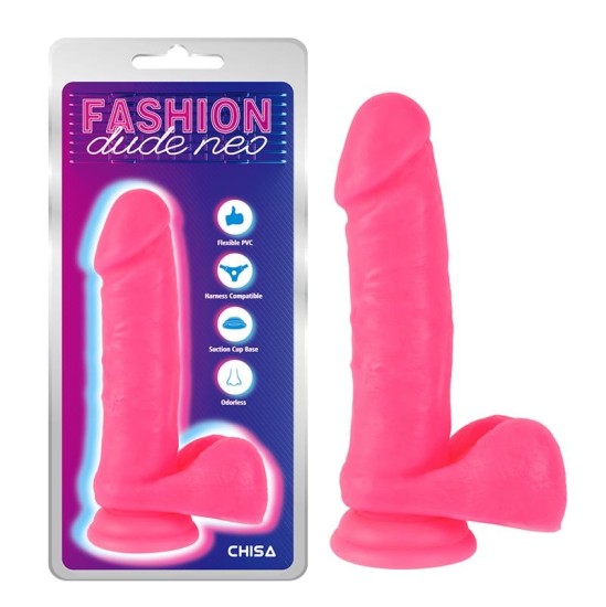 Chisa Dual Density Dildo Pink 7.6