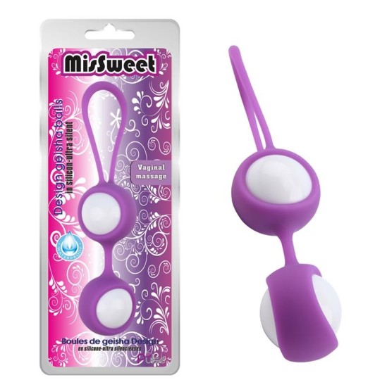 Chisa Geisha Balls MisSweet 17.7 cm Silicone Purple