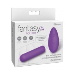 Fantasy For Her Пульт дистанционного управления с вибрационной пулей, перезаряжаемый USB