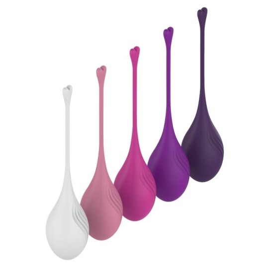 A-Gusto Set of 5 Kegel Balls Different Weight