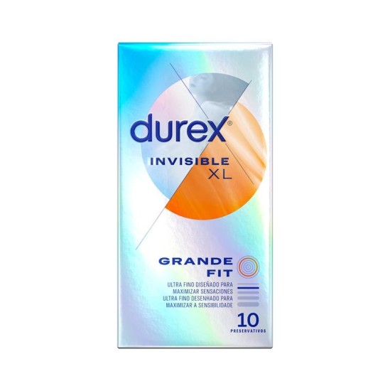 Durex Prezervatīvi Invisible XL 10ud