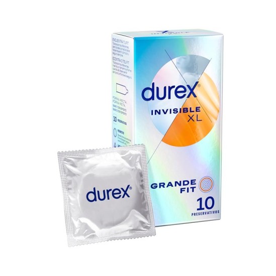 Durex Prezervatīvi Invisible XL 10ud