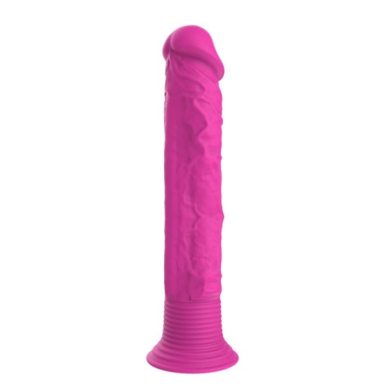 A-Gusto Vibrating Realistic Dildo Silicone Pink