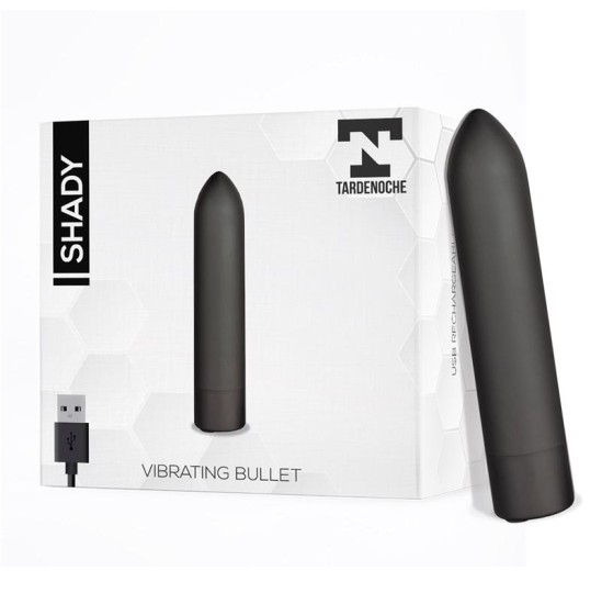 Tardenoche Shady Vibrating Bullet USB atkārtoti uzlādējams ūdensizturīgs