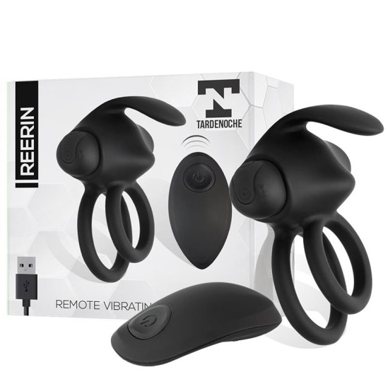 Tardenoche Reerin Dual Vibrating Ring USB kaugjuhtimispult USB silikoon