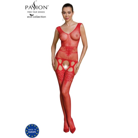 Passion Woman Bodystockings PASSION - EKO KOLEKCIJA BODYSTOCKING ECO BS014 RED