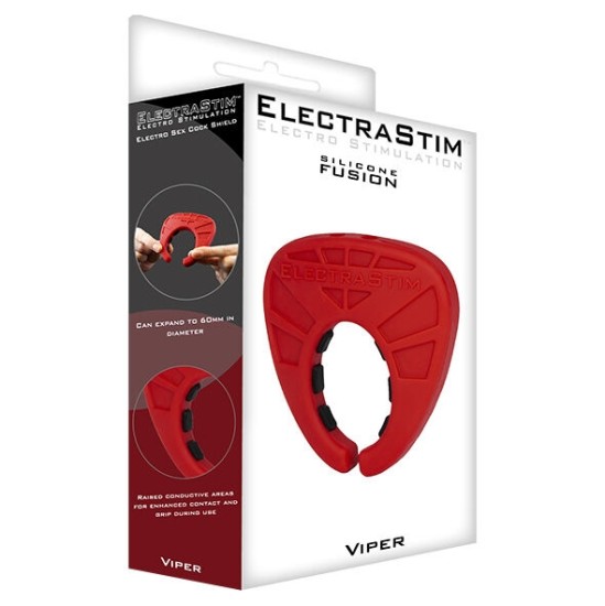 Electrastim SILIKONA FUSION VIPER COCK SHIELD