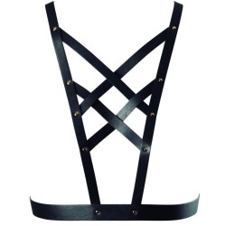 Bijoux Maze BIJOUX INDISCRETS LAIRINTS CROSS CLEAVAGE IEKĀRTAS MELNS