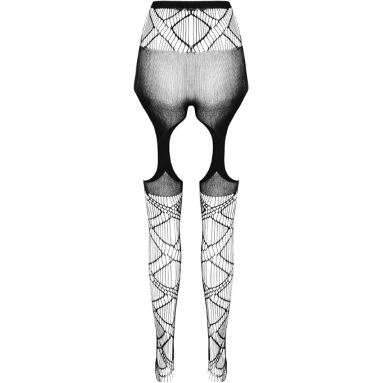 Passion Woman Garter & Stock PASSION - EKO KOLEKCIJA BODYSTOCKING ECO S005 BLACK