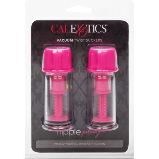 California Exotics CALEX VACUUM TWIST SUCKERS rozā