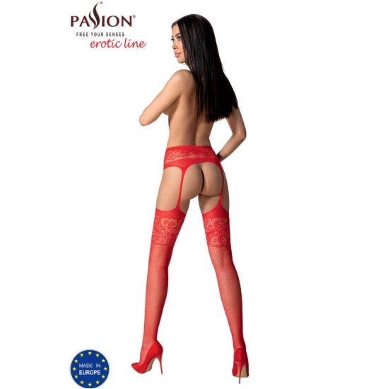 Passion Woman Garter & Stock PASSION - S029 STRIP BIKŠĶES SARKANAS VIENS IZMĒRS