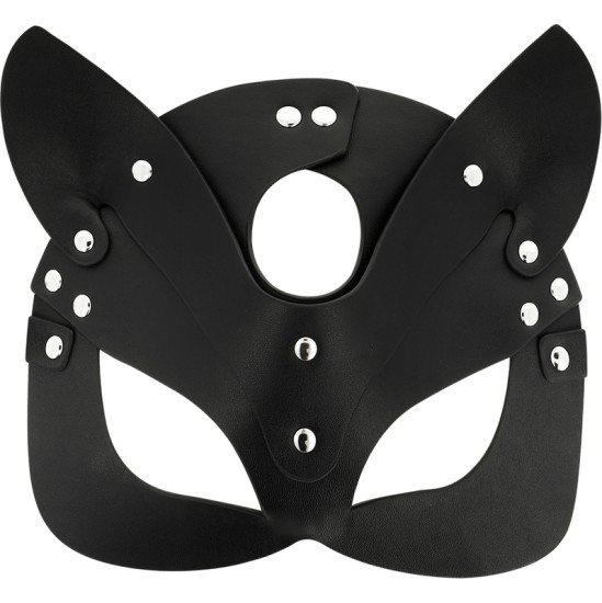 Coquette Accessories COQUETTE CHIC DESIRE - VEGAN LEATHER MASK WITH CAT EARS