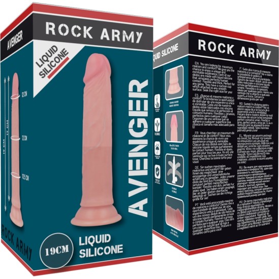 Rock Army ROCKARMY — PREMIUM AVENGER REĀLISTS 19 CM ŠĶIDRAIS SILIKONS