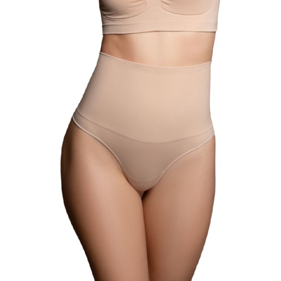 Bye Bra - Underwear BYE BRA SEAMLESS HIGH WAIST THONG MEDIUM CONTROL M