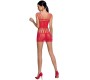 Passion Woman Bodystockings PASSION WOMAN BS090 RED BODYSTOCKING VIENS IZMĒRS