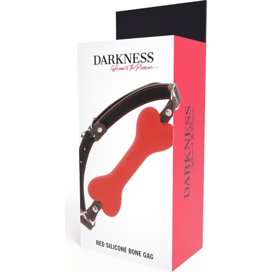 Darkness Bondage DARKNESS - RED BONE SILICONE GAG