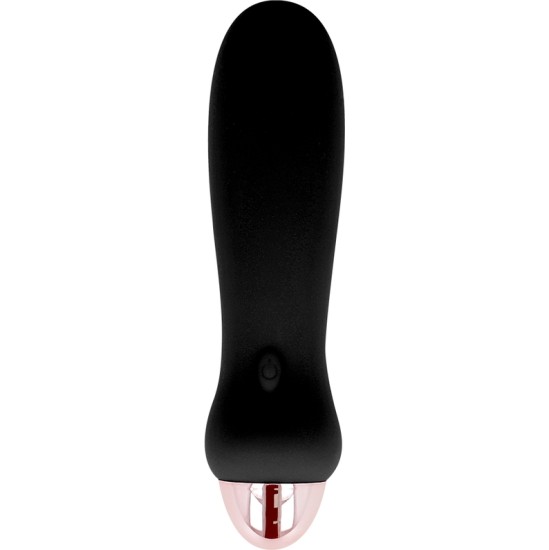 Dolce Vita UZLĀDĒJAMS VIBRATORS FIVE BLACK 7 ĀTRUMI