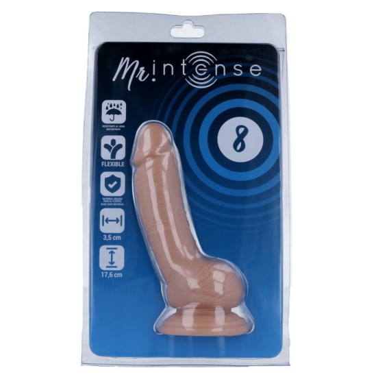 Mr. Intense MR INTENSE - 8 РЕАЛИСТИЧЕСКИХ ПЕТУХОВ 17,6 -O- 3,5 СМ