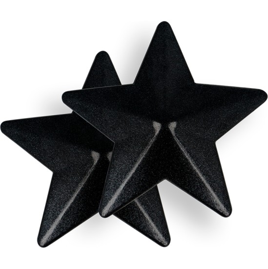 Coquette Accessories COQUETTE CHIC DESIRE - BLACK STARS NIPPLE COVERS