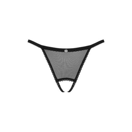 Obsessive Panties & Thong Obsessive - СТРИНГИ CELIA NOIR БЕЗ ПРОШИВКИ M/L