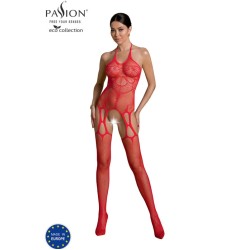 Passion Woman Bodystockings AISTRA - EKO KOLEKCIJA BODYSTOCKING ECO BS002 RAUDONA