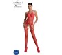 Passion Woman Bodystockings AISTRA - EKO KOLEKCIJA BODYSTOCKING ECO BS002 RAUDONA