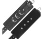 Darkness Bondage DARKNESS - BLACK ADJUSTABLE LEATHER ANKLE HANDCUFFS