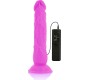 Diversia Elastīgs Vibrējošs Dildo 21 CM - violets