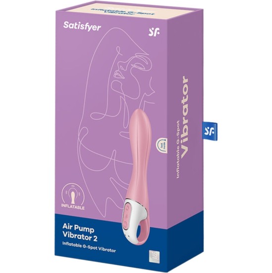 Satisfyer Vibrator SATISFYER - AIR PUMP VIBRATOR 2 ANTIKENT ROZINĖ