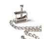 Ohmama Fetish METAL SCREW CLAMPS WITH CHAIN