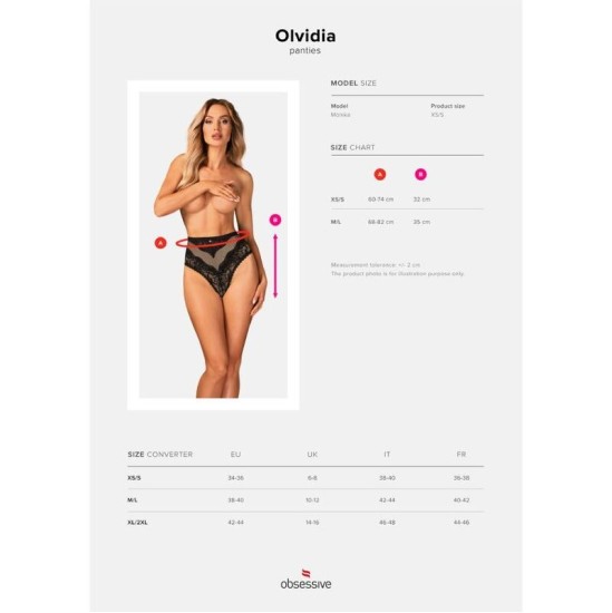 Obsessive Panties & Thong Obsessive - OLVIDIA PANTIES XS/S