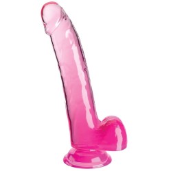 King Cock SELGE - MUNANDIGA DILDO 20,3 CM ROOSA