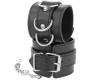 Darkness Bondage DARKNESS - BLACK ADJUSTABLE LEATHER ANKLE HANDCUFFS