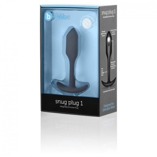 B-Vibe SLUG PLUG 1 BLACK