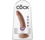 King Cock REĀLISTS PENIS 17,5 CM KARAMELE