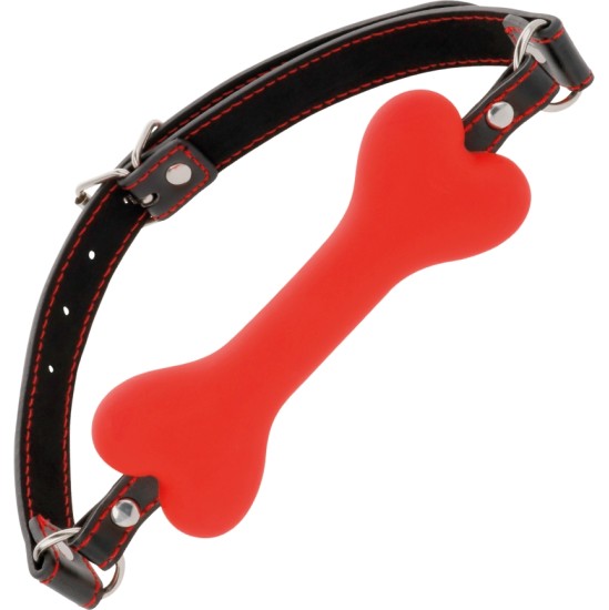 Darkness Bondage DARKNESS - RED BONE SILICONE GAG