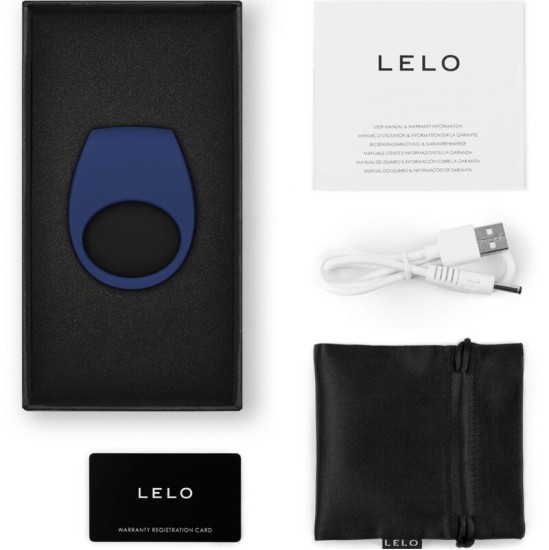 Lelo VIBRAVIMAS RING TOR™ 3 MĖLYNAS