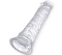 King Cock CLEAR REALISTIC 19,7 CM SKAIDRUMAS