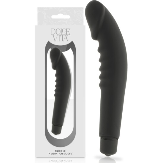 Dolce Vita Stimulējošs vibrators melns