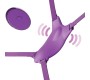 Fantasy For Her BUTTERFLY HARNESS, VIBRATING RECHARGEABLE & REMOTE CONTROL PURPLE