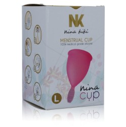 Nina Kikí NINA CUP MENSTRUĀLĀ KAUSE IZMĒRS ROZĀ L