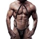 Fetish Submissive Attitude MEN'S ECO-LEATHER JOCK STRAP HARNESS