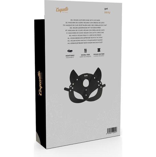 Coquette Accessories COQUETTE CHIC SOOV - VEGAN NAHAST MASK KASSI KÕRVAGA