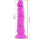 Diversia PAINDLIK VIBRATSEERIV Dildo 21 CM - LILLA