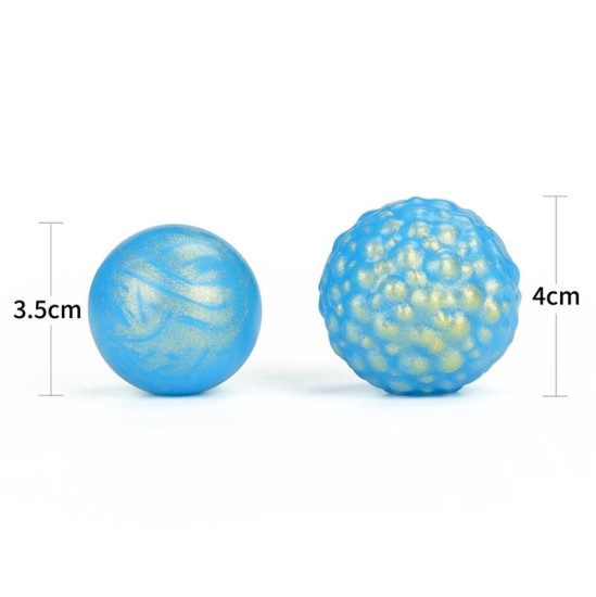 Lovetoy Oceans tonera Kegel Balls komplekts pa 2