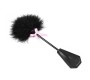 Latetobed Bdsm Line Feather Tickler and Paddle 2 in 1 29 cm Black