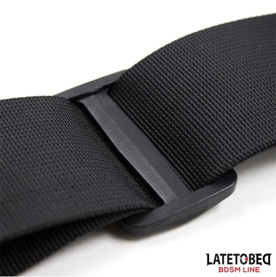 Latetobed Bdsm Line Door Swing Nylon Bind Neoprene Wrist Cuffs