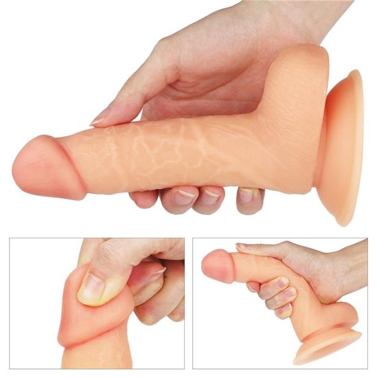 Lovetoy Dildo The Ultra Soft Dude 7 Flesh