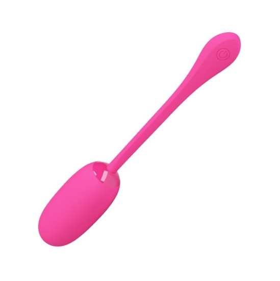 Prettylove Vibruojantis kiaušinis Julius USB Silicone Pink